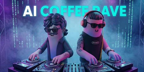 AI COFFEE RAVE + BANDAS